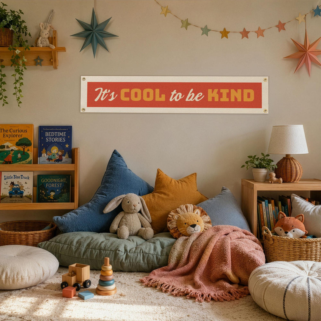 It’s Cool to Be Kind Felt Banner
