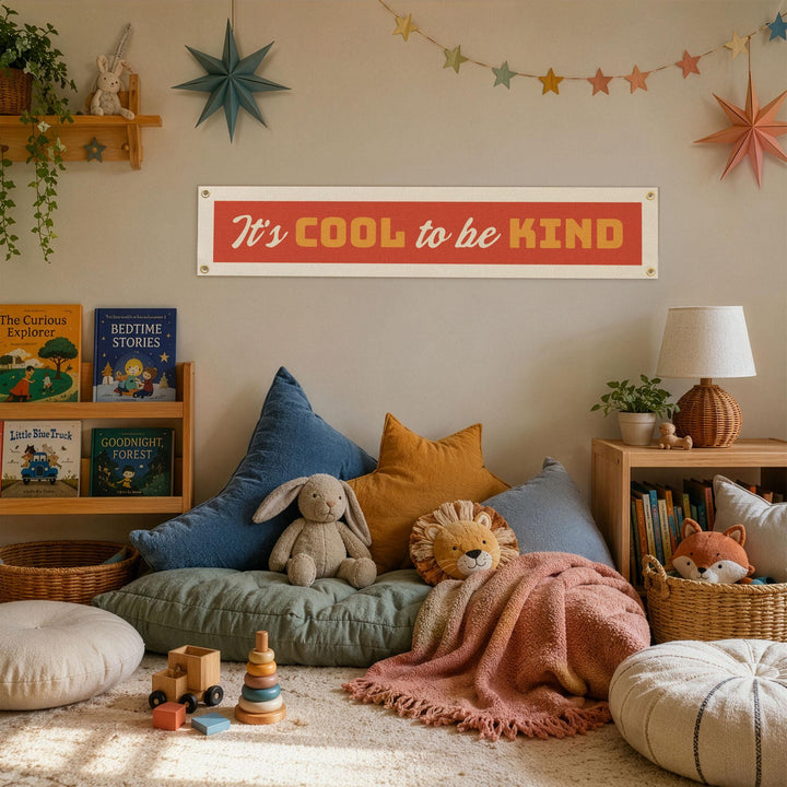 It’s Cool to Be Kind Felt Banner