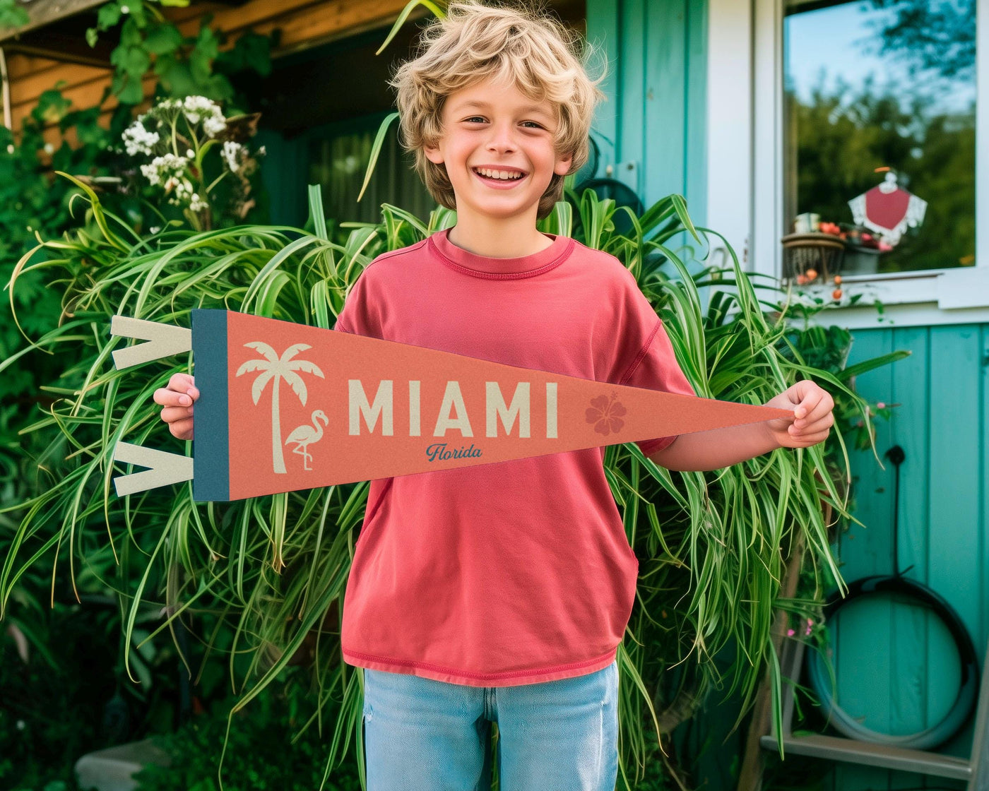 Miami, Florida Felt Pennant