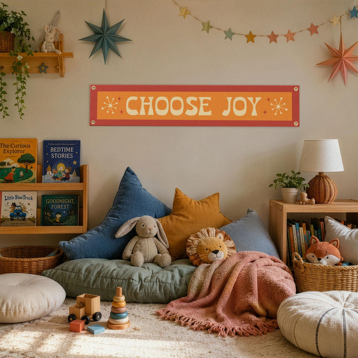 Choose Joy Felt Banner