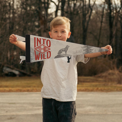 Into The Wild Felt Pennant