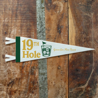 19th Hole Felt Pennant
