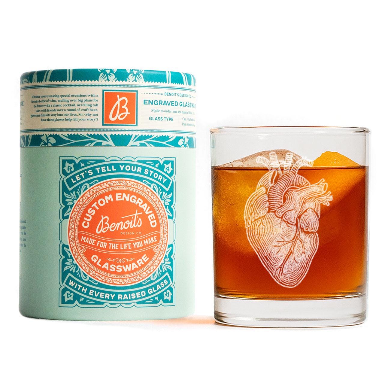 Anatomical Heart Glasses