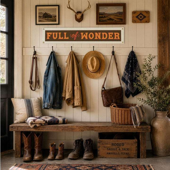 Full of Wonder Felt Banner