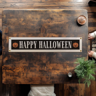 Happy Halloween Felt Sign Banner
