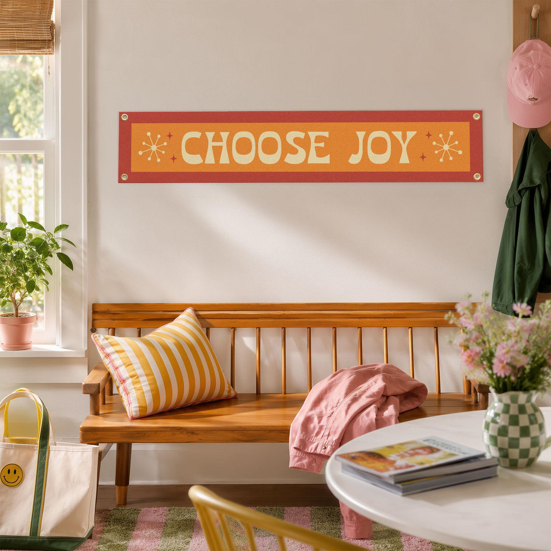 Choose Joy Felt Banner