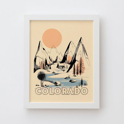 Colorado MCM Paper Print
