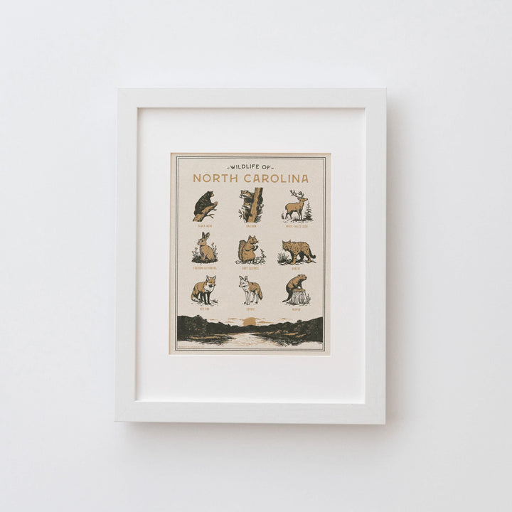 North Carolina Wildlife Print