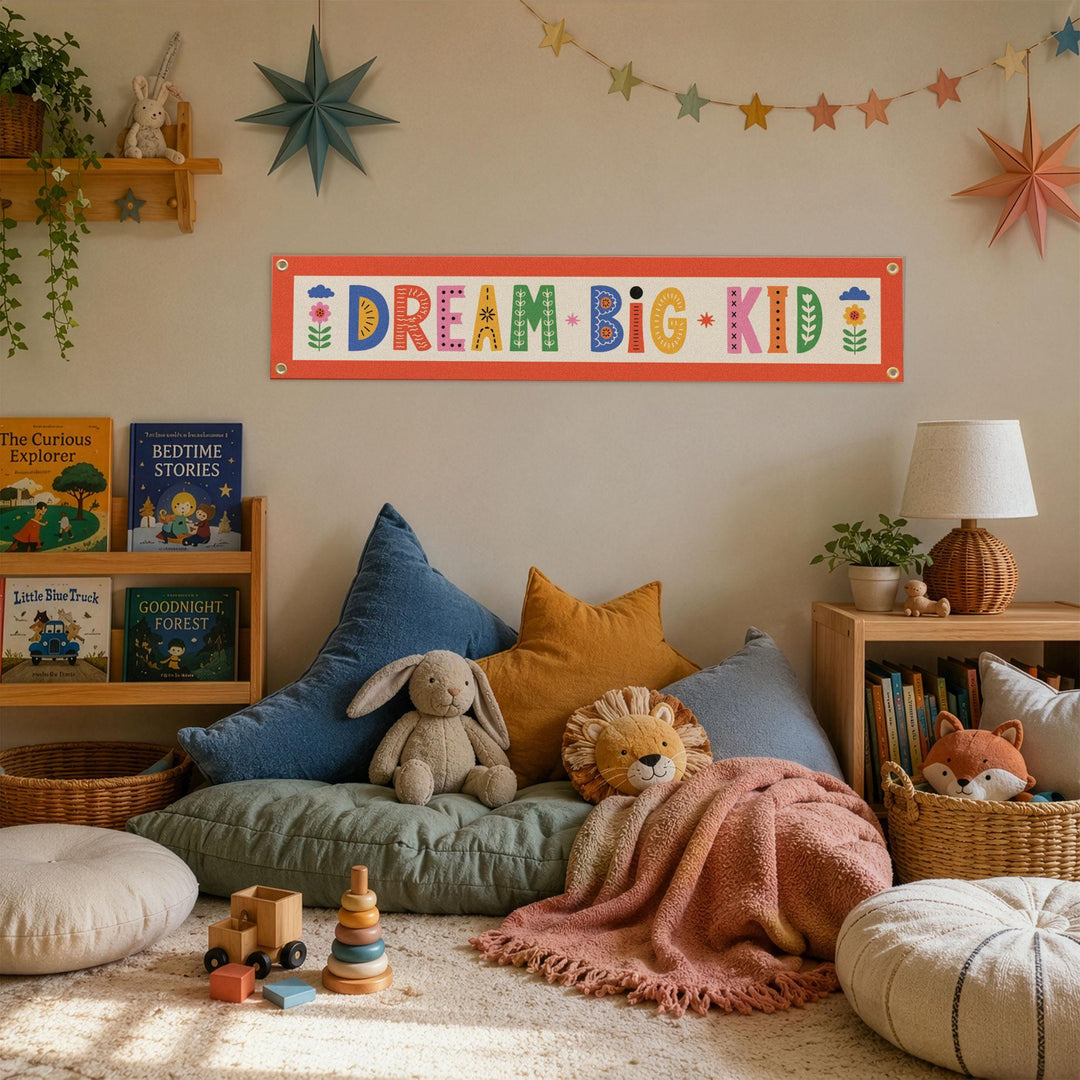 Dream Big Kid Felt Banner