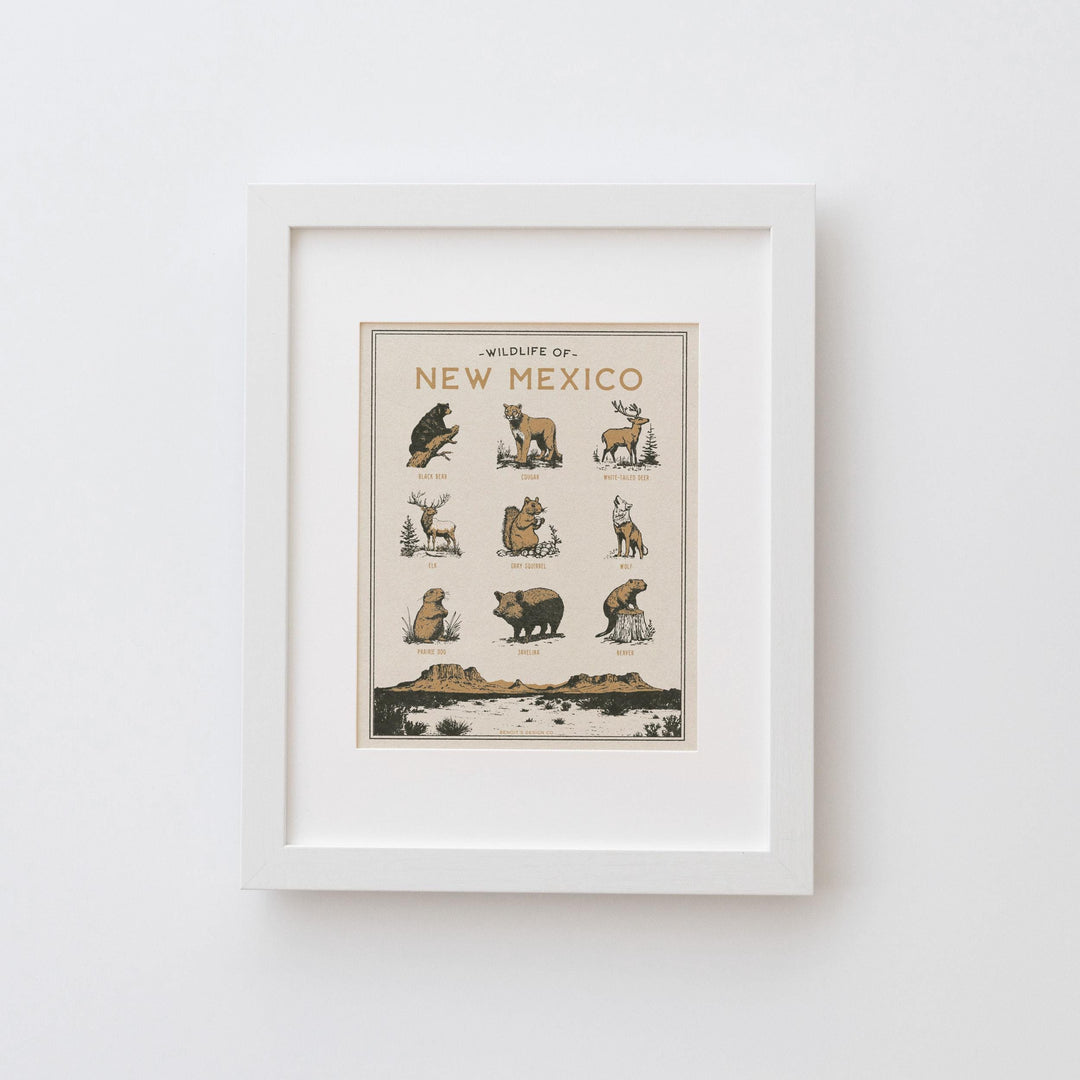 New Mexico Wildlife Print