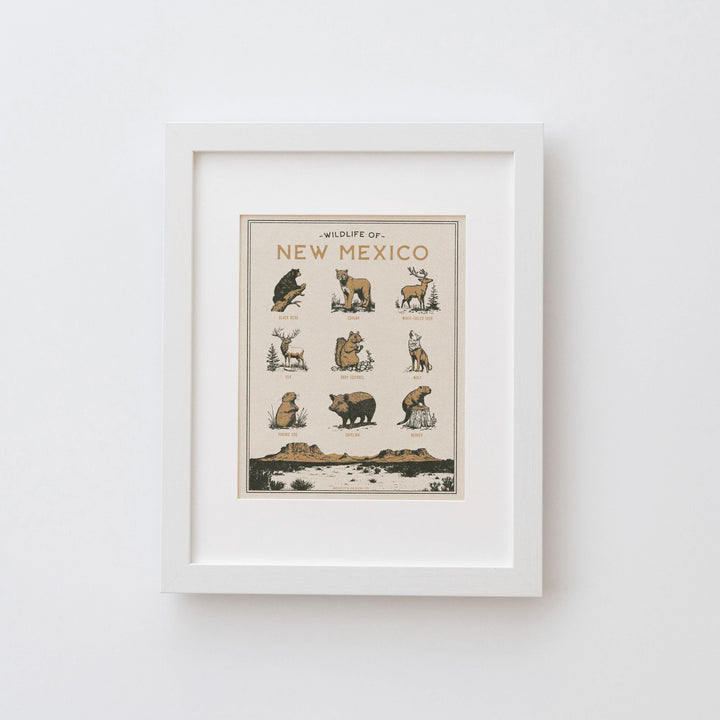 New Mexico Wildlife Print