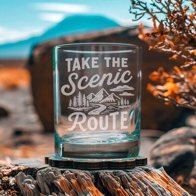Take the Scenic Route Glass