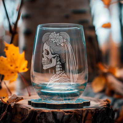 Skeleton Couple Glasses (Set of 2)