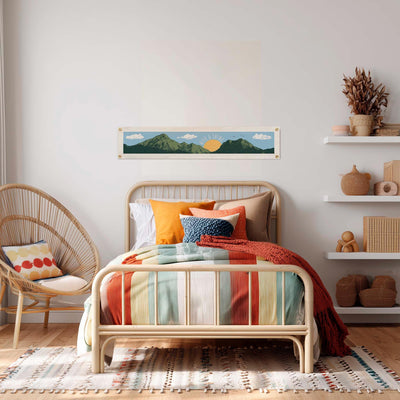 Rise & Shine Felt Sign Banner