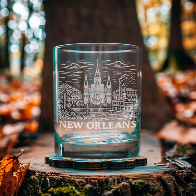 New Orleans Louisiana Glass