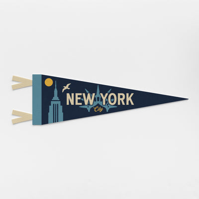 New York City, New York Felt Pennant