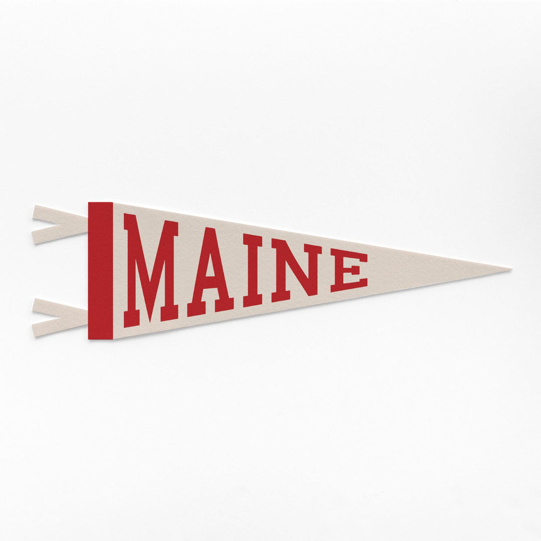 Maine Varsity Felt Pennant