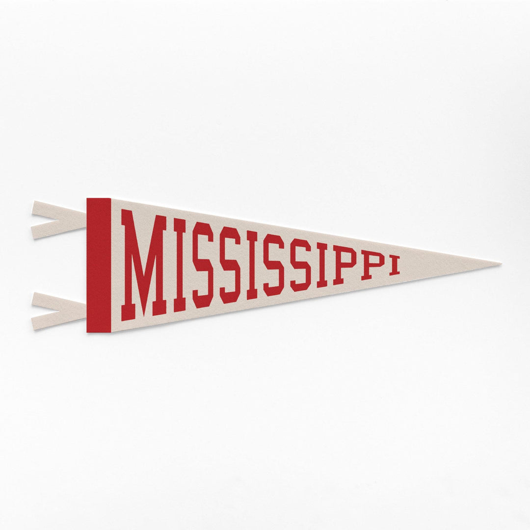 Mississippi Varsity Felt Pennant