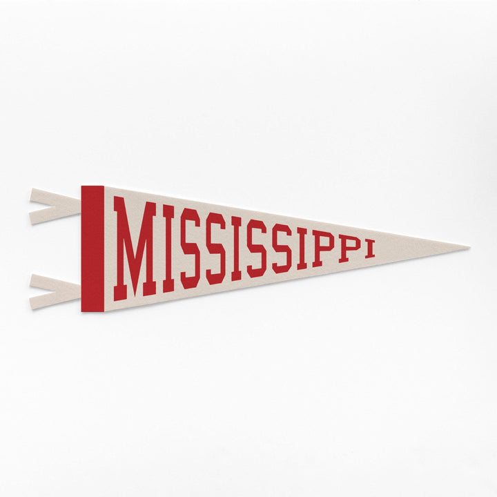 Mississippi Varsity Felt Pennant