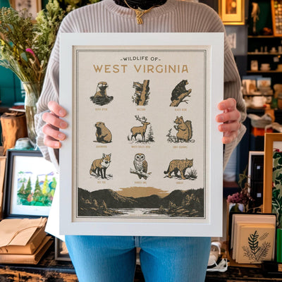 West Virginia Wildlife Print
