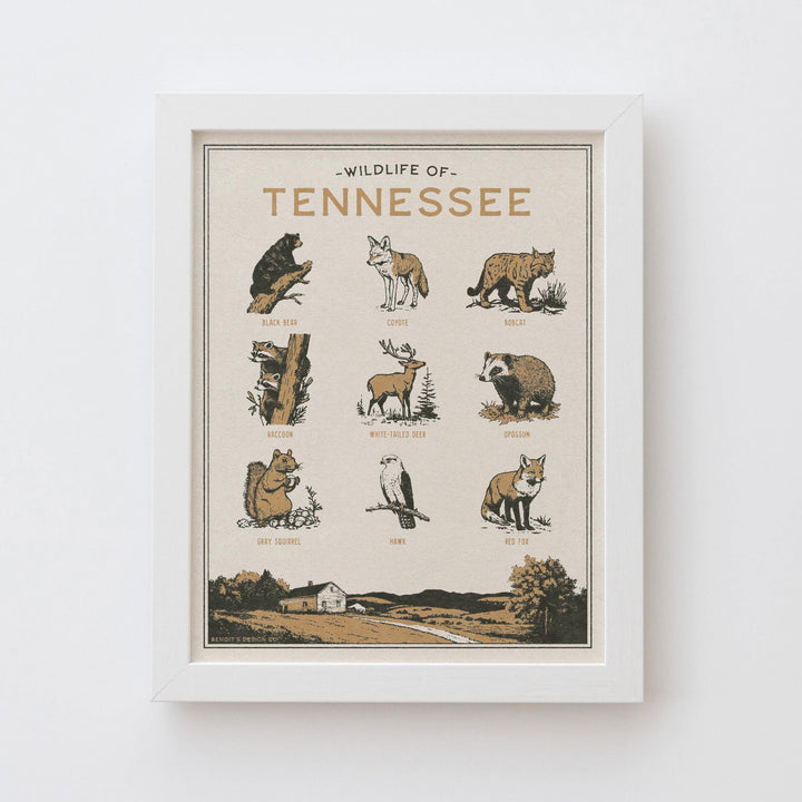 Tennessee Wildlife Print