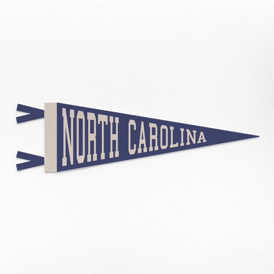 North Carolina Varsity Felt Pennant