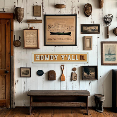 Howdy Y'all Felt Banner
