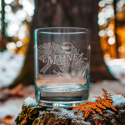 Maine State Bird Glasses