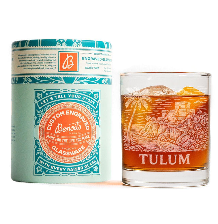 Tulum Mexico Glasses