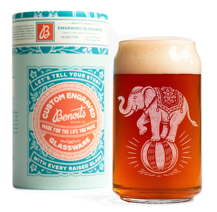 Circus Elephant Glasses
