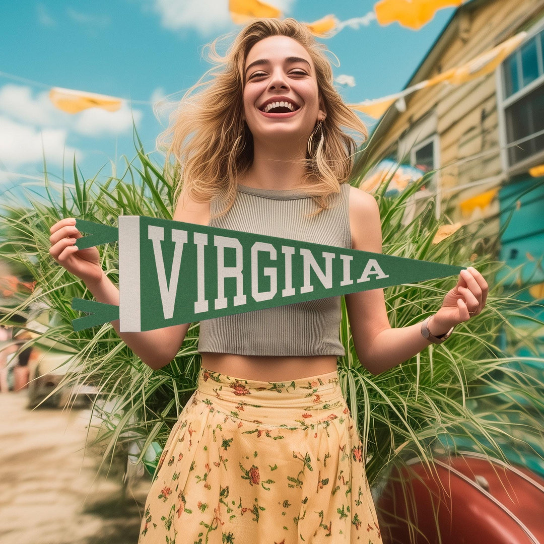 Virginia Varsity Felt Pennant