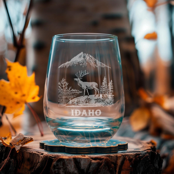 Idaho State Elk Glasses