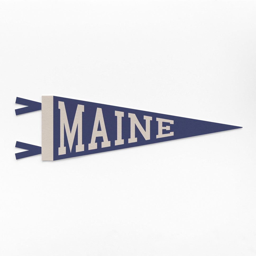 Maine Varsity Felt Pennant