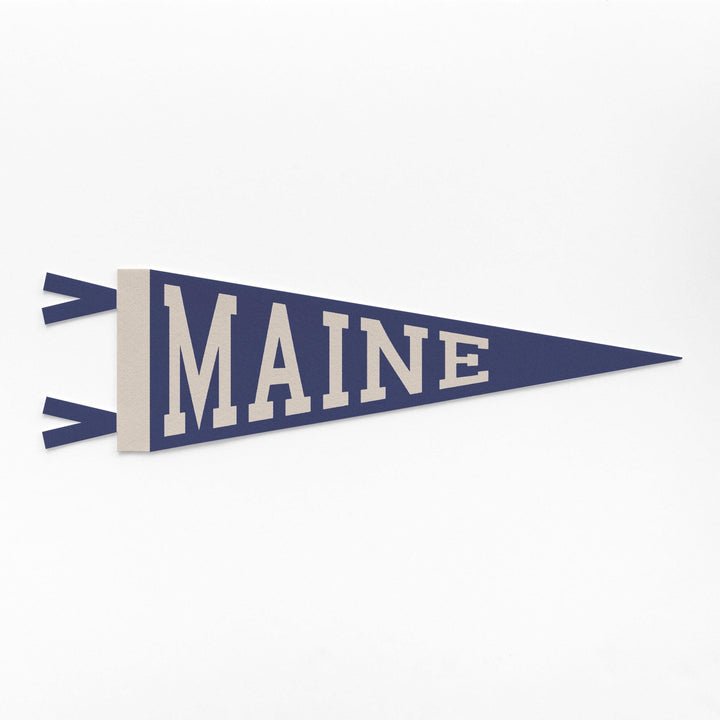 Maine Varsity Felt Pennant