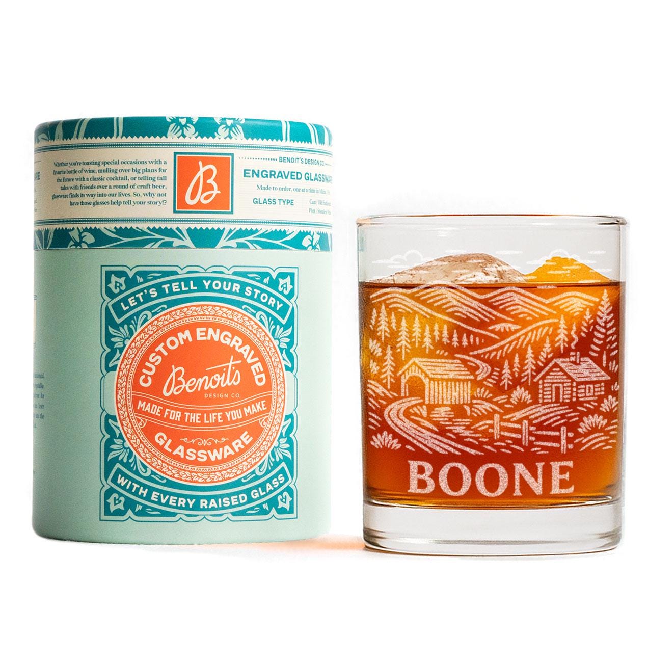 Boone North Carolina Glass