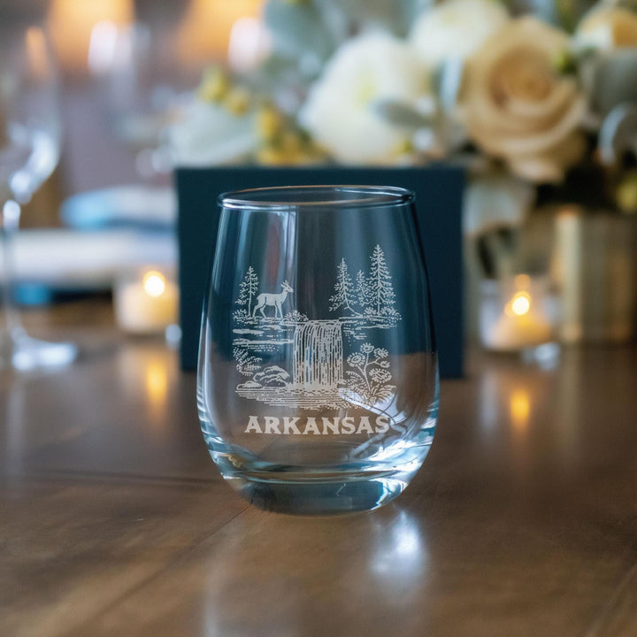 Arkansas State Whitetail Deer Glasses