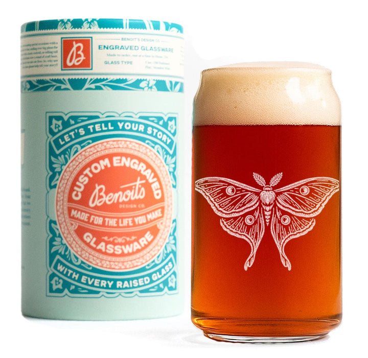 Luna Moth Glasses