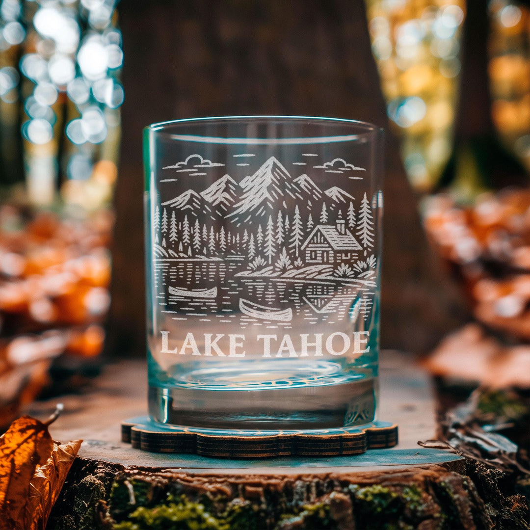 Lake Tahoe California Nevada Glasses