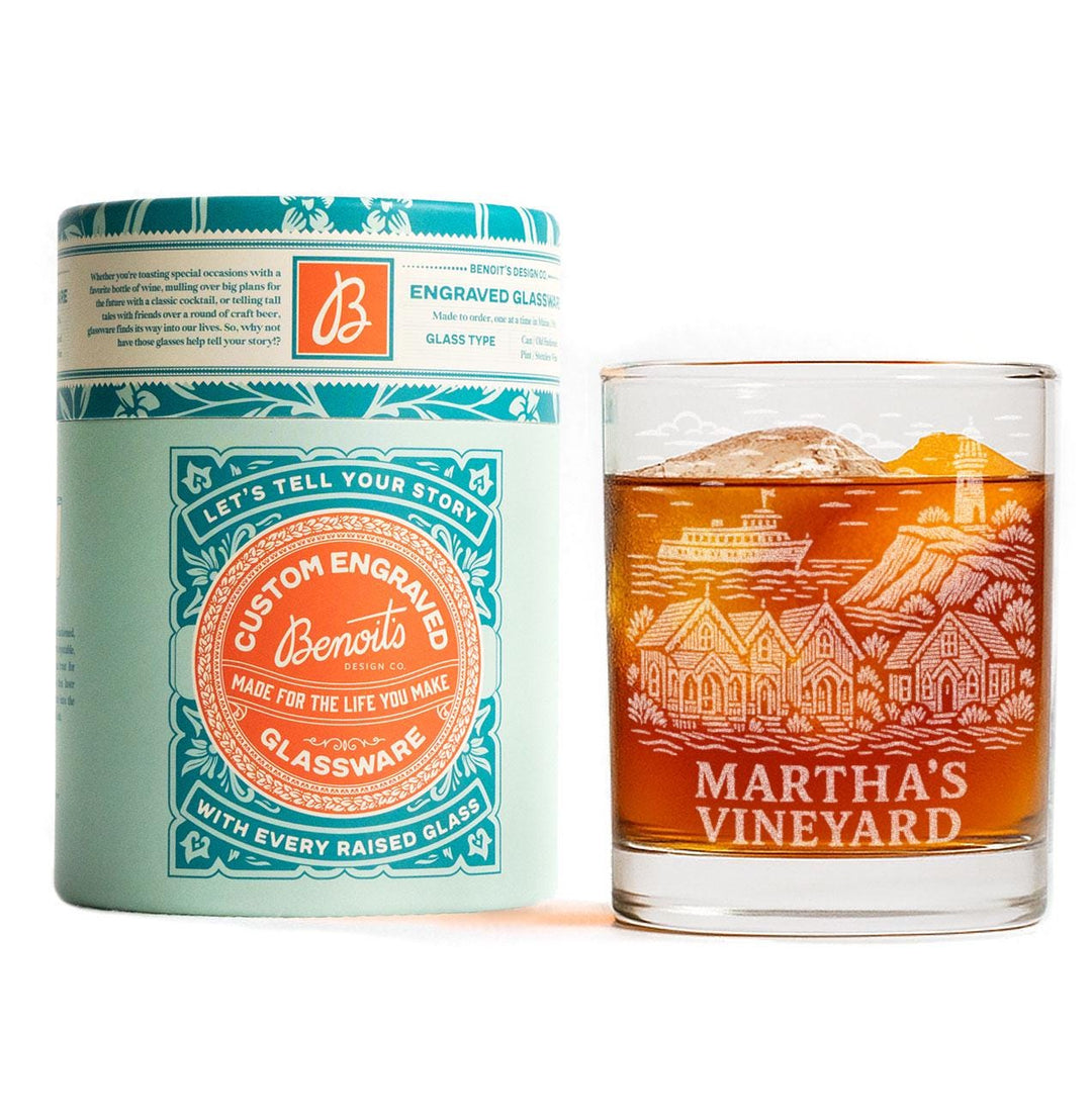 Martha’s Vineyard Massachusetts Glasses