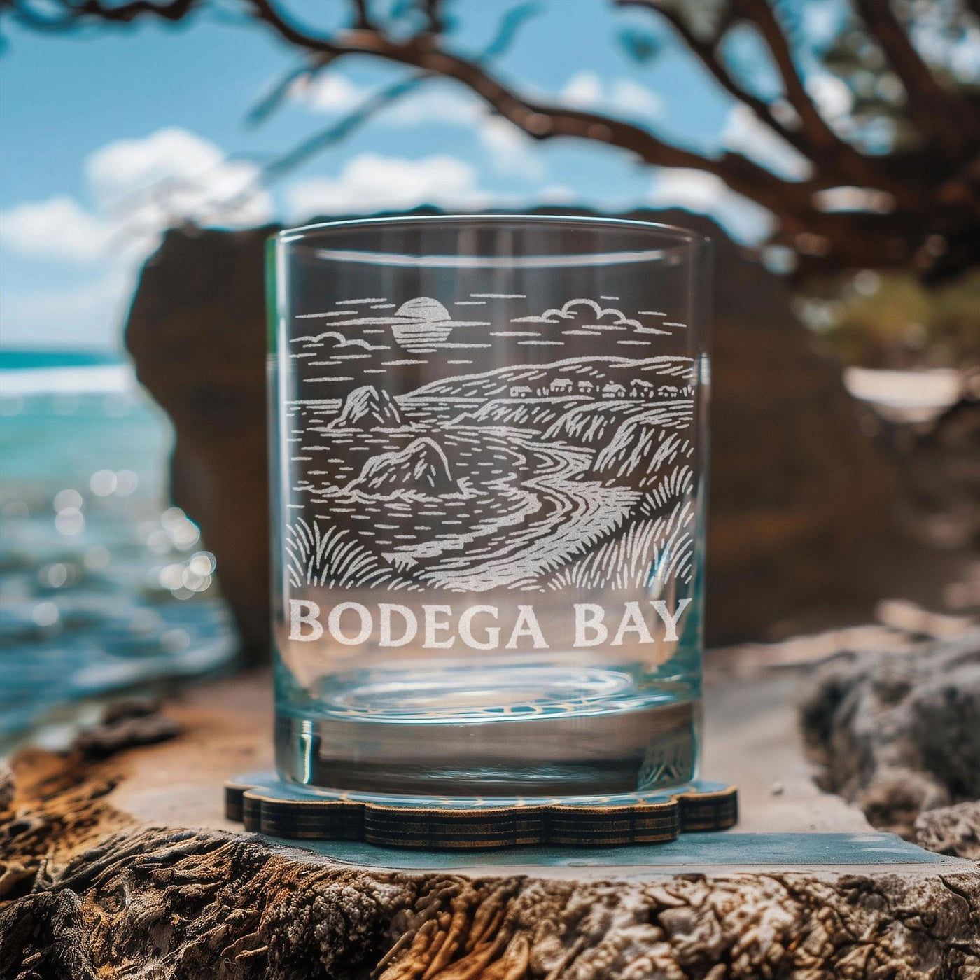 Bodega Bay California Glass