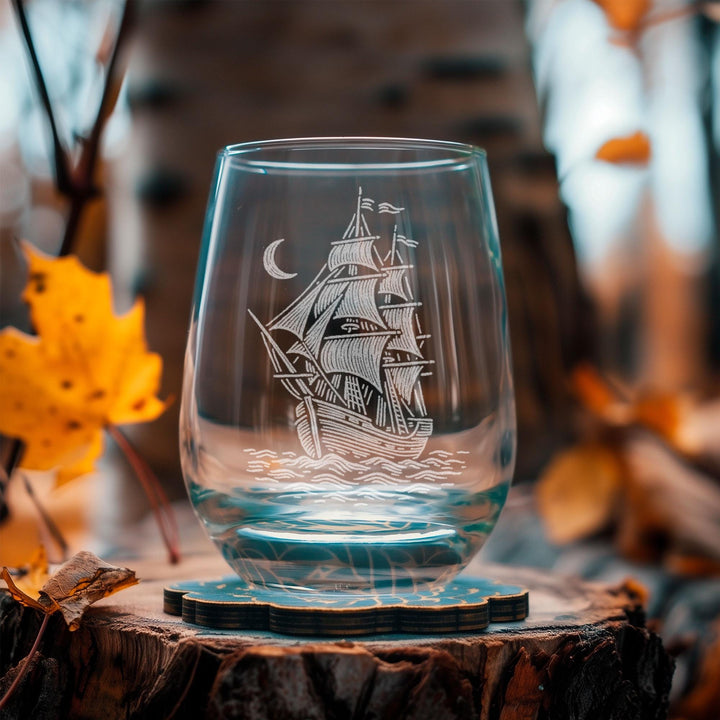 Pirate Ship Glasses