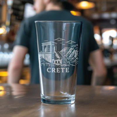 Crete Greece Glass