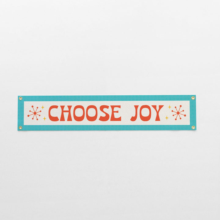 Choose Joy Felt Banner
