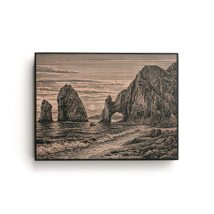 El Arco Cabo Engraved Birch Art Panel