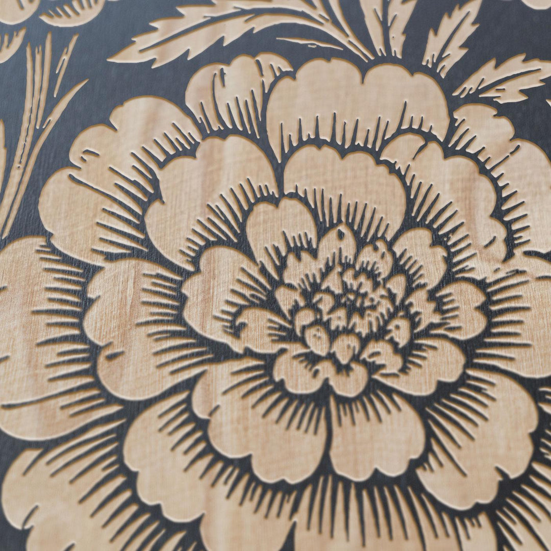 Marigold Garden Engraved Birch Art Panel