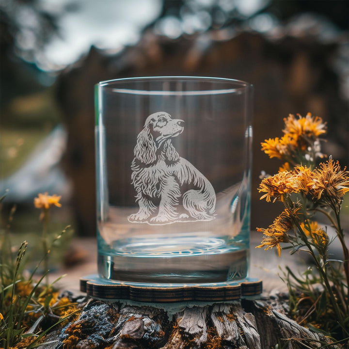 Cocker Spaniel Customizable Dog Glasses