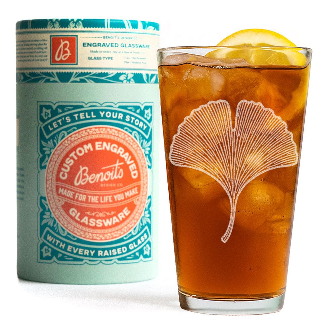 Ginkgo Leaf Glasses