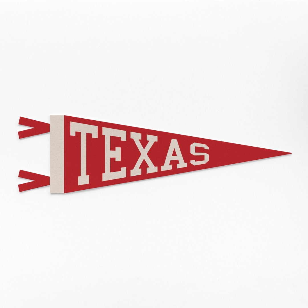 Texas Varsity Felt Pennant