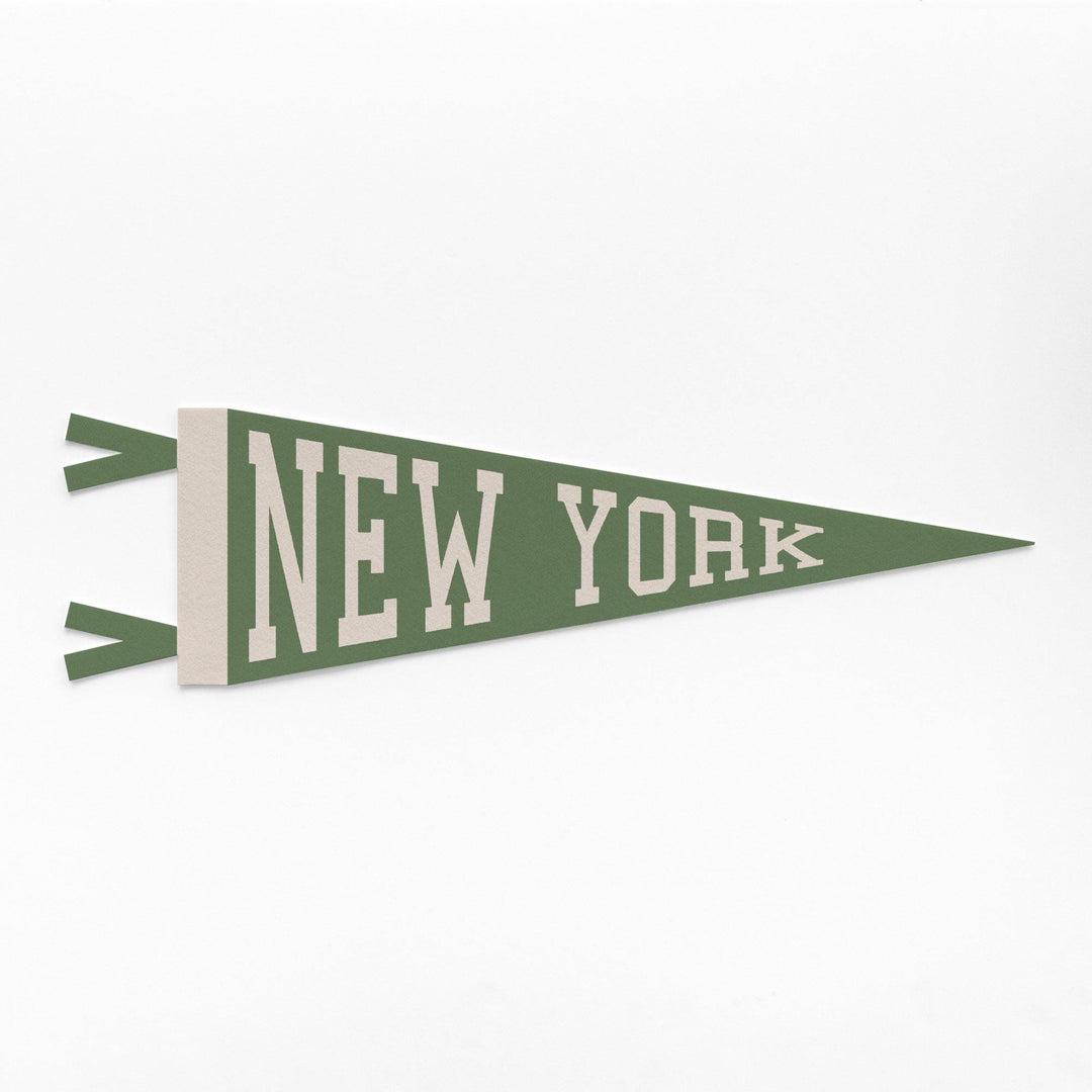 New York Varsity Felt Pennant