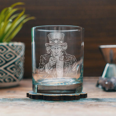 Uncle Sam Glass
